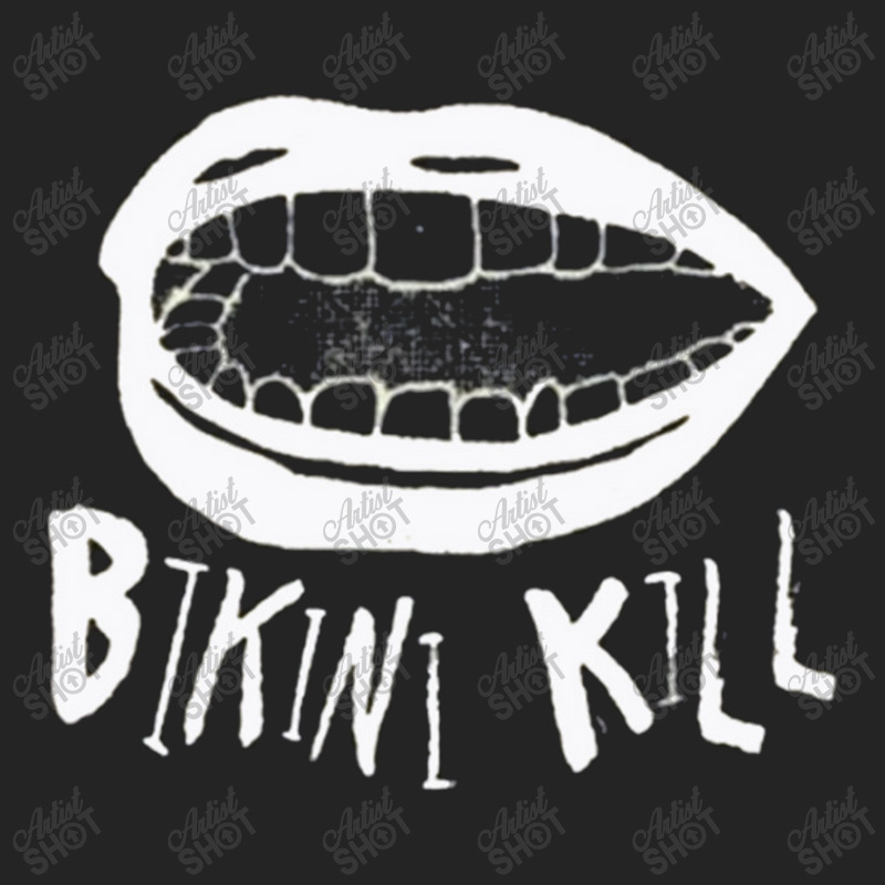 Lips On Bikini Kill 3/4 Sleeve Shirt by RandallMitchell | Artistshot