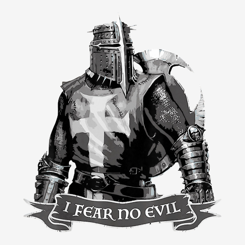 Crusader I Fear No Evil Knight Templar Warrior Of God T Shirt Adjustable Cap | Artistshot