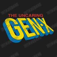 The Uncaring Gen X Vintage Distressed Superhero Co Classic T-shirt | Artistshot