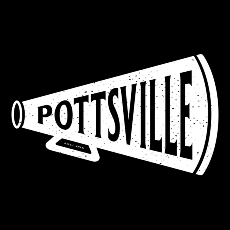 Vintage Megaphone Pottsville Maroons White Pottsville Wordmark Pocket T-Shirt by JeremyHurley | Artistshot