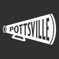 Vintage Megaphone Pottsville Maroons White Pottsville Wordmark Champion Hoodie | Artistshot