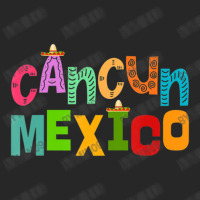 Cancun Mexico Sombrero Colorful Typography Women's Pajamas Set | Artistshot