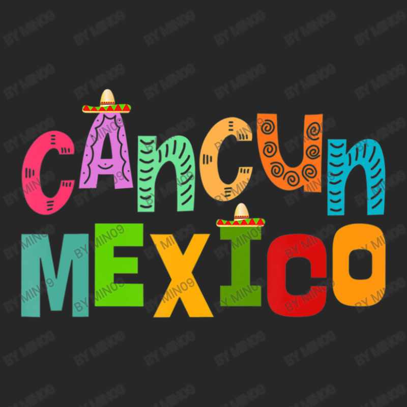 Cancun Mexico Sombrero Colorful Typography Women's Pajamas Set by Min09 | Artistshot