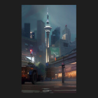 Auckland City Painting Classic T-shirt | Artistshot