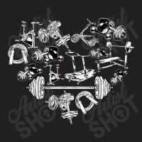 Fitness Working Gym Out Heart Valentine Day Workout Gymer Outfit T-shirt | Artistshot