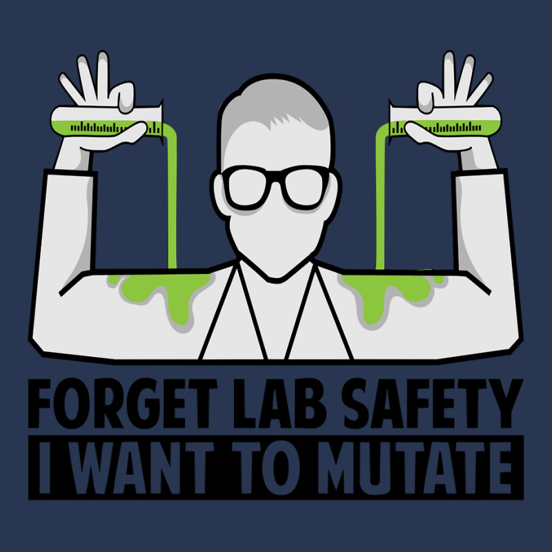 Forget Lab Safety I Want To Mutate   Science Jokes Sweatshirt Ladies Denim Jacket by marge3nstbo | Artistshot