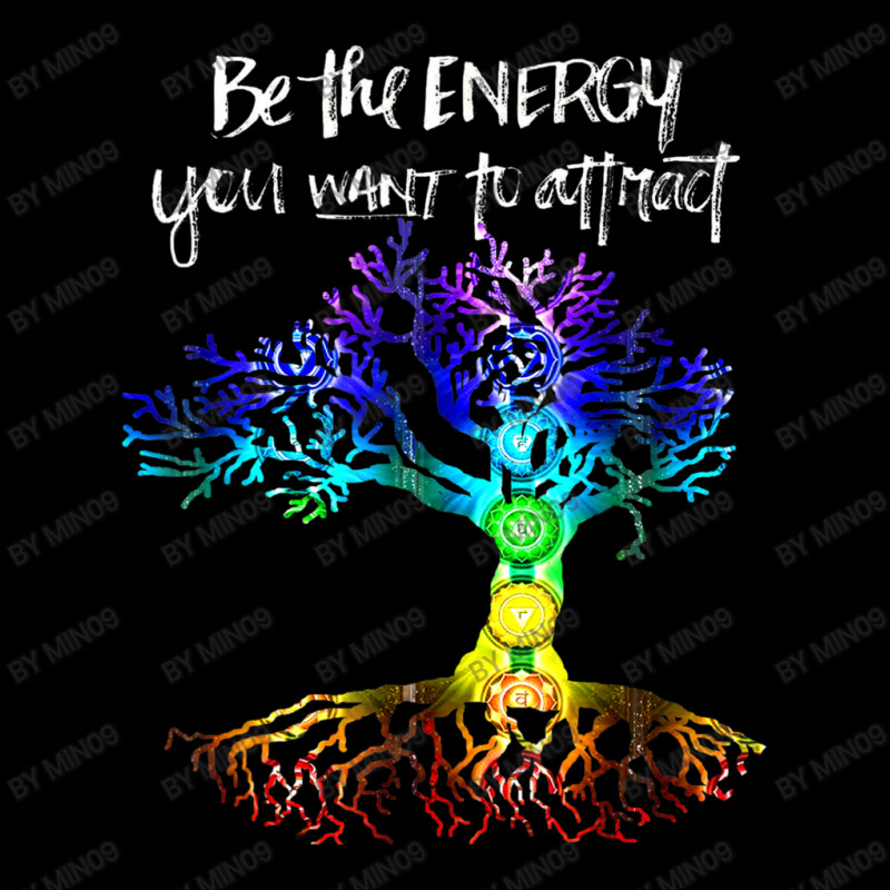 Chakra Tree Of Life Be The Energy You Want To Attract Pocket T-shirt | Artistshot