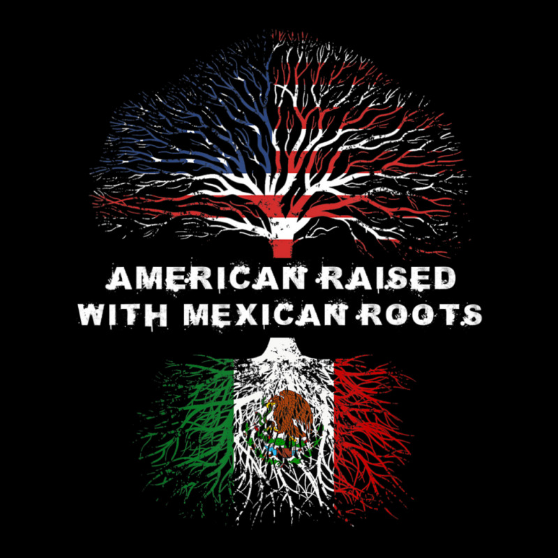 American Raised With Mexican Roots Usa Flag Maternity Scoop Neck T-shirt by degreesgunner | Artistshot