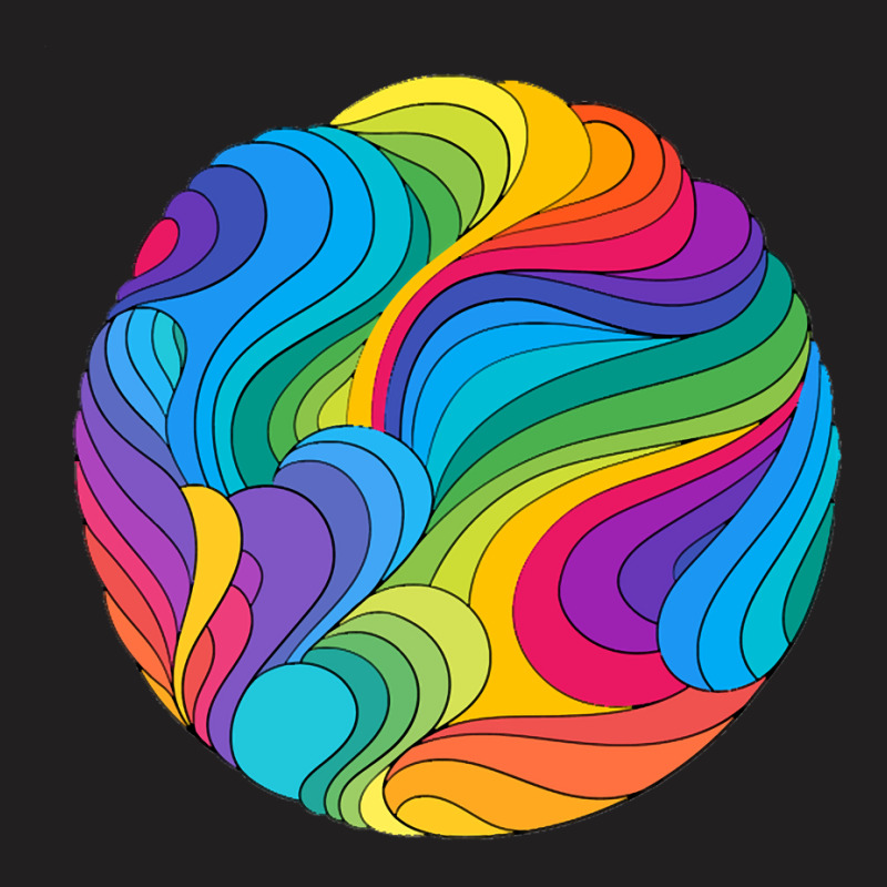 Trippy Hippie Rainbow Swirl T-Shirt by Jankonen637 | Artistshot