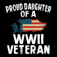 Proud Daughter Of A Wwii Veteran Cropped Sweater | Artistshot