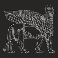 Assyrian Lion Guard Ladies Fitted T-shirt | Artistshot