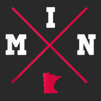 Classic Min Minnesota Red Vintage State Outline Toddler T-shirt | Artistshot