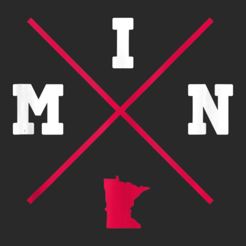 Classic Min Minnesota Red Vintage State Outline Toddler T-shirt by rastyrocl | Artistshot