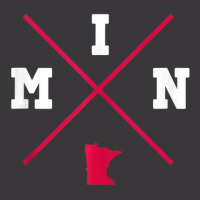 Classic Min Minnesota Red Vintage State Outline Ladies Curvy T-shirt | Artistshot