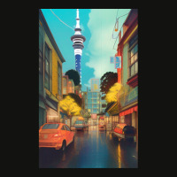 Auckland City Painting 1 Scorecard Crop Tee | Artistshot