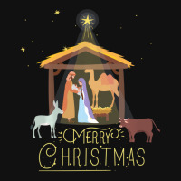 Merry Christmas Nativity Scene North Star Baby Jesus Graphic T-shirt | Artistshot