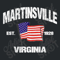 Martinsville Virginia Va Usa Stars & Stripes Vintage Style Premium Crewneck Sweatshirt | Artistshot