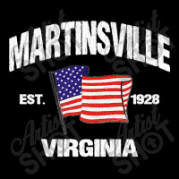 Martinsville Virginia Va Usa Stars & Stripes Vintage Style Premium Zipper Hoodie | Artistshot