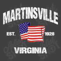 Martinsville Virginia Va Usa Stars & Stripes Vintage Style Premium Vintage T-shirt | Artistshot