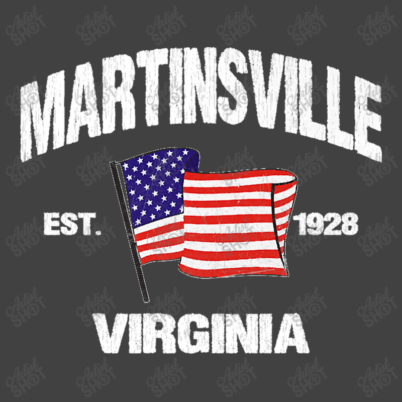 Martinsville Virginia Va Usa Stars & Stripes Vintage Style Premium Vintage T-shirt | Artistshot