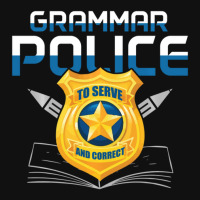 Grammar Police To Serve And Correct Language English Teacher Graphic Youth T-shirt | Artistshot