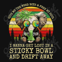 Cool Elephant Smoking Weed Bong Marijuana Cannabis Stoner Oval Patch | Artistshot