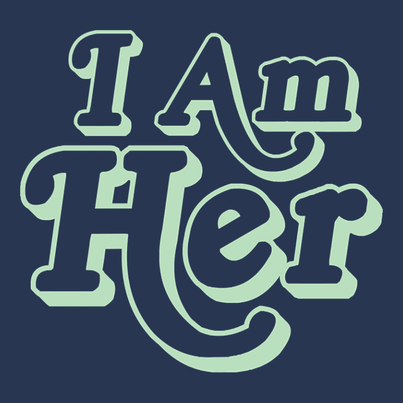 I Am Her Green Print Men Denim Jacket | Artistshot