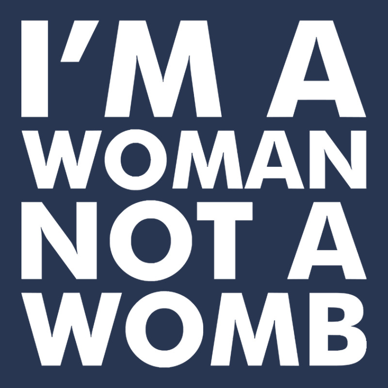 I'm A Woman Not A Womb (white) Men Denim Jacket | Artistshot