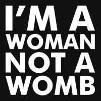 I'm A Woman Not A Womb (white) Baby Bibs | Artistshot