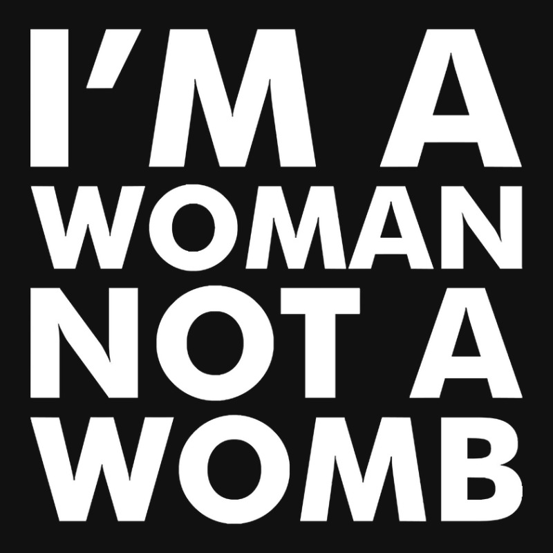 I'm A Woman Not A Womb (white) Baby Bibs | Artistshot