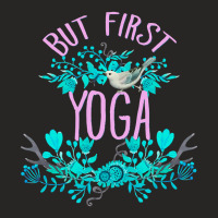 But First, Yoga (2) Ladies Fitted T-shirt | Artistshot