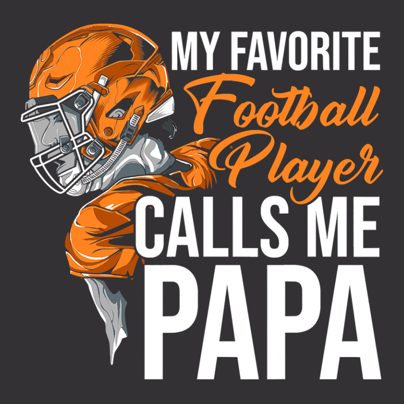 Football My Favorite Calls Me Papa Tackle Quarterback 89 Vintage Short by stress | Artistshot