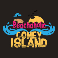 Beachaholic In Coney Island, Usa Tank Top | Artistshot