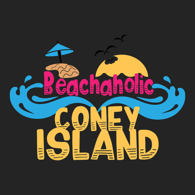 Beachaholic In Coney Island, Usa 3/4 Sleeve Shirt by declangreenwood | Artistshot