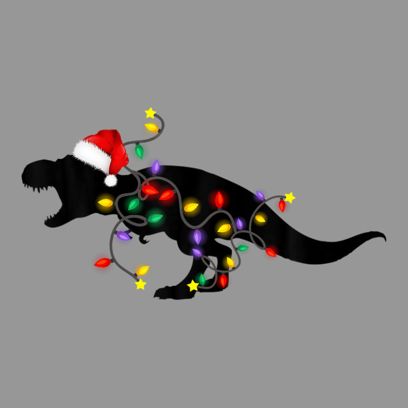 Dinosaur Christmas Lights Pajamas T Rex Xmas Family Boy Kids Women's V-Neck T-Shirt by rakinybluvic | Artistshot