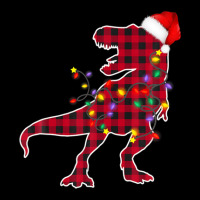 Red Plaid Dinosaur Christmas Pajamas Xmas Lights Men Adults Youth Jogger | Artistshot