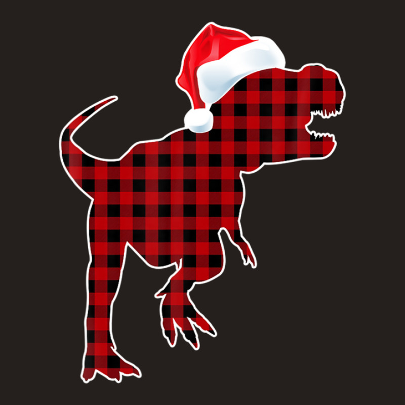 Red Plaid Dinosaur Christmas Pajamas T Rex Xmas Men Boy Kids Tank Top by rakinybluvic | Artistshot