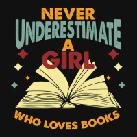 Never Underestimate A Girl Who Loves Books Baby Beanies | Artistshot