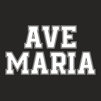 Ave Maria Athletic University College Alumni Ladies Fitted T-shirt | Artistshot