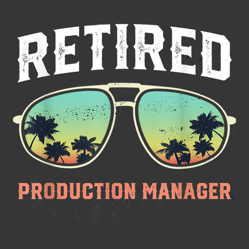 Funny Retired Production Manager Beach Palm Tree Sunglasses T Shirt Toddler Hoodie | Artistshot