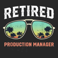 Funny Retired Production Manager Beach Palm Tree Sunglasses T Shirt Men's T-shirt Pajama Set | Artistshot