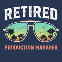 Funny Retired Production Manager Beach Palm Tree Sunglasses T Shirt Men Denim Jacket | Artistshot