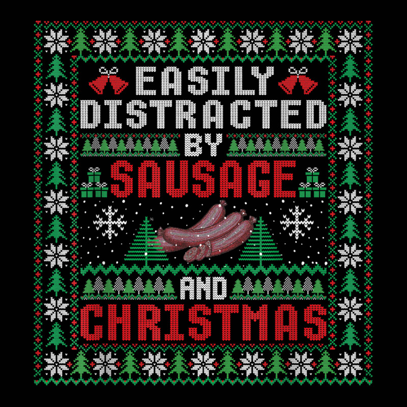 Easily Distracted By Sausage And Christmas Party Funny Xmas T Shirt Toddler 3/4 Sleeve Tee by deemerx8lmshare | Artistshot