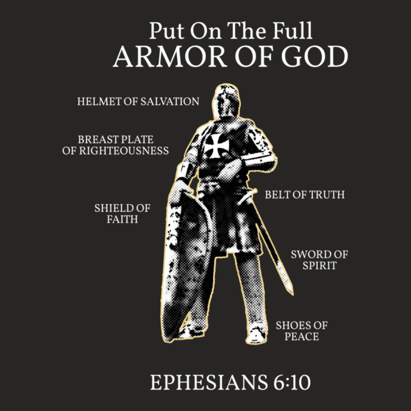 The Full Armor Of God Ladies Fitted T-Shirt by fenderbendable | Artistshot