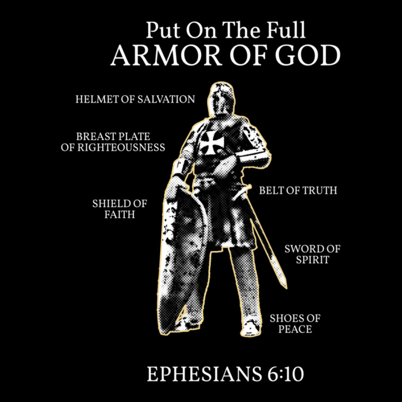 The Full Armor Of God Cropped Sweater by fenderbendable | Artistshot