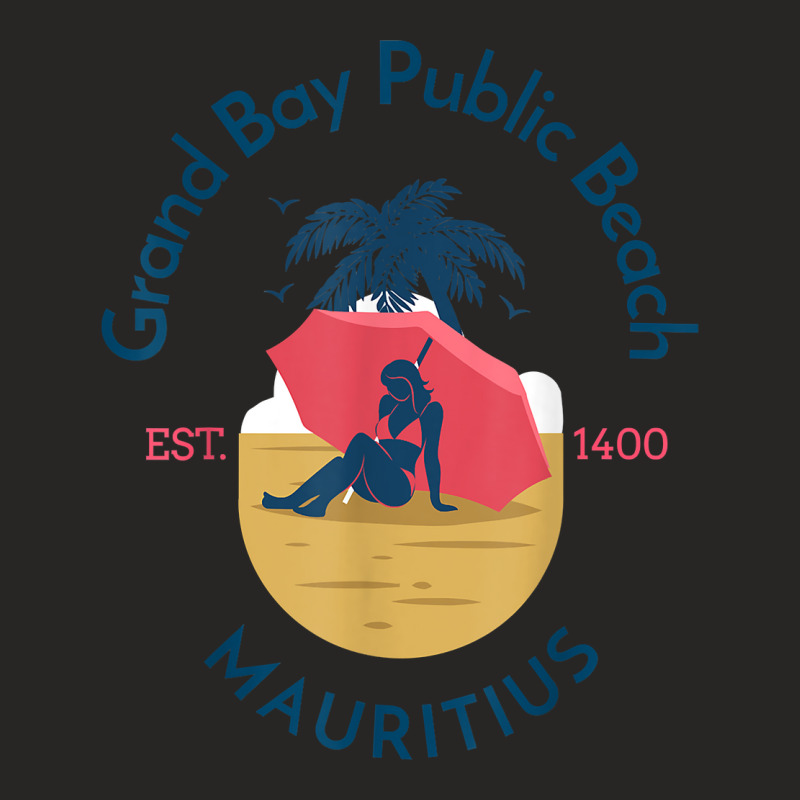 Grand Bay Public Beach Mauritius T Shirt Ladies Fitted T-Shirt by marge3nstbo | Artistshot