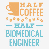 Half Coffee Half Biomedical Engineer Long Sleeve T Shirt Adjustable Cap | Artistshot