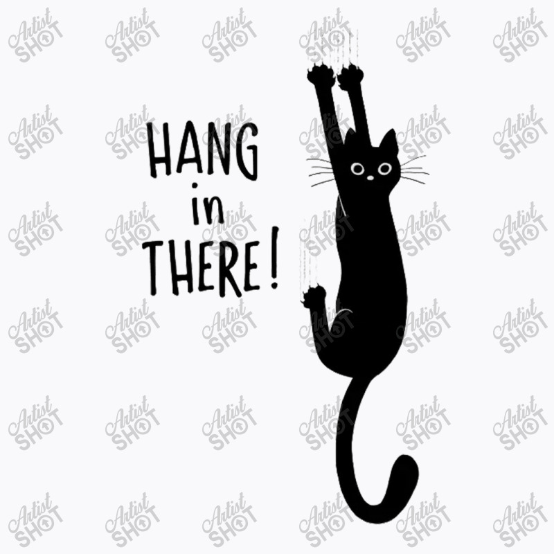 Cat Hang In There T-Shirt by Janethor | Artistshot