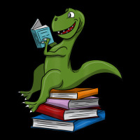 Reading Dinosaur Rex Dinosaur Lover Dino Book Gif Cropped Sweater | Artistshot