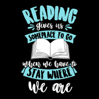 Reading Gives Us Some Place To Go When We Have To Stay Women's V-neck T-shirt | Artistshot